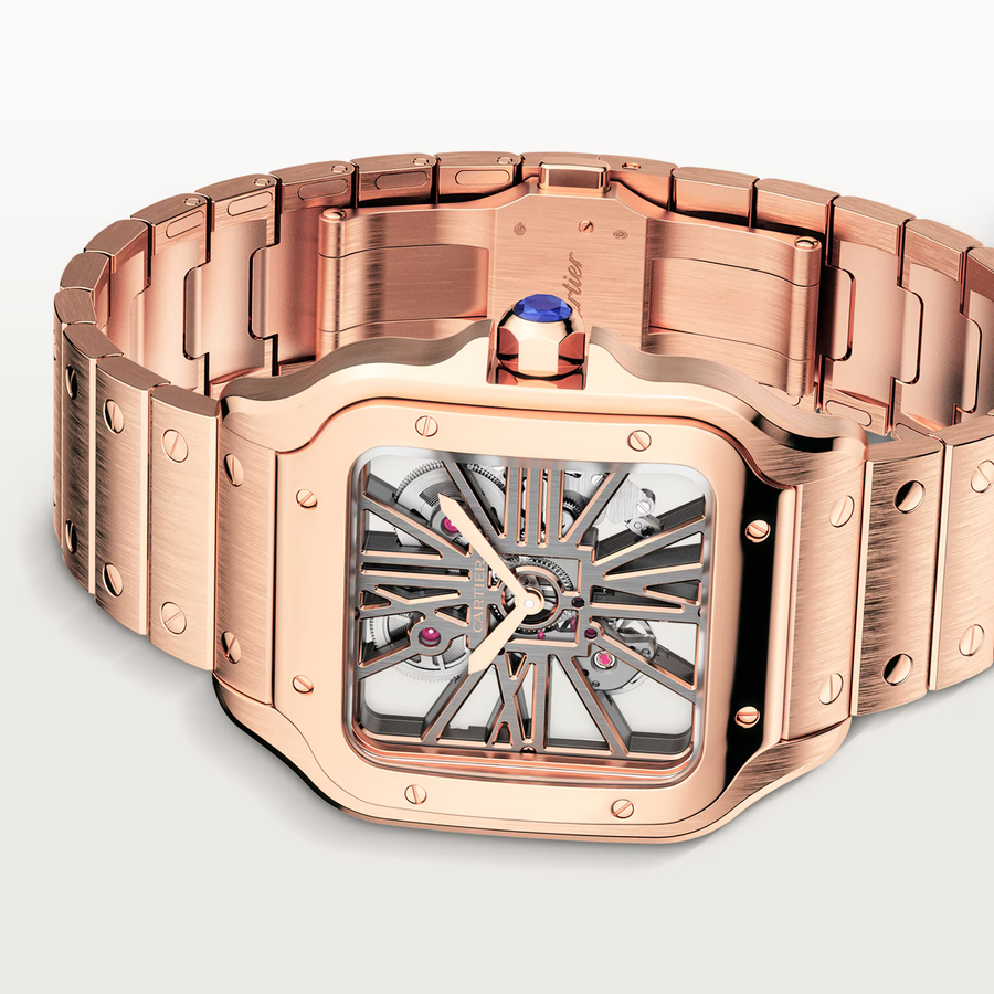 Cartier Watch For Men - Santos de Cartier Skeleton Watch (Large Model) - WHSA0016
