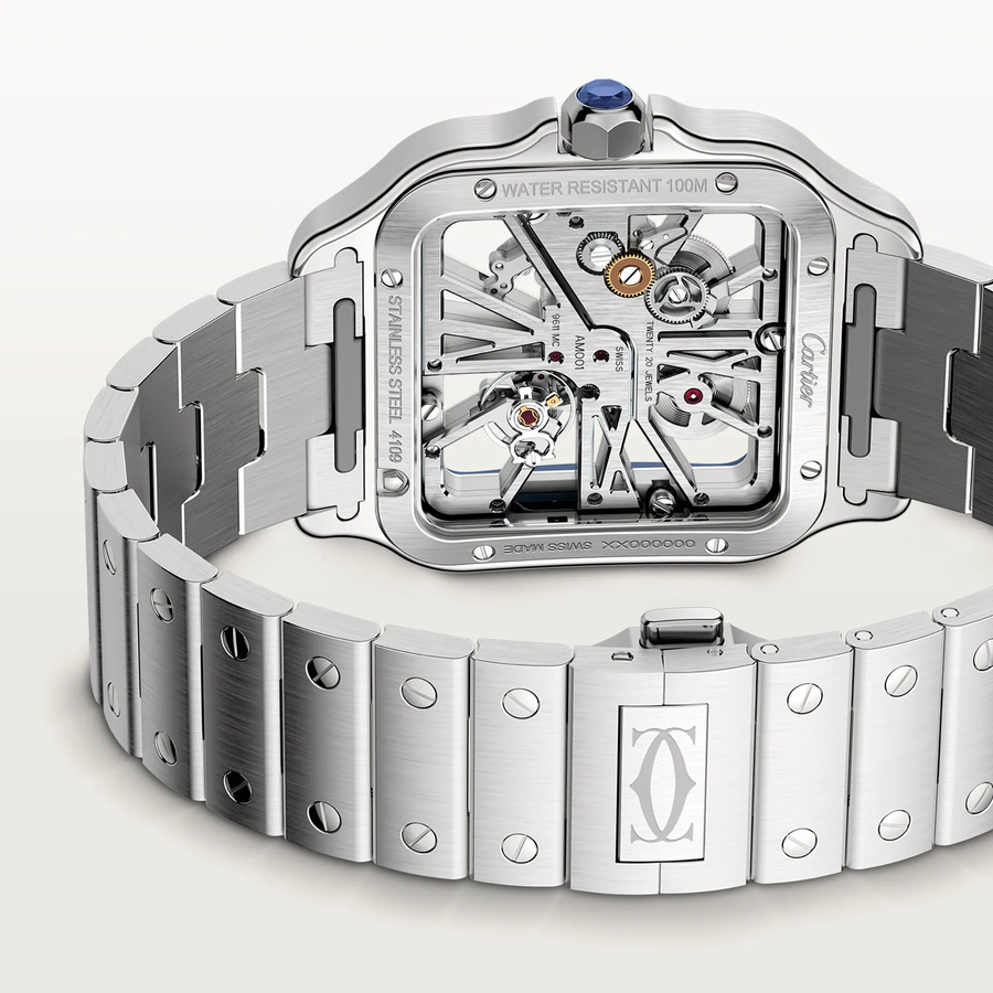 Cartier Watch For Men - Santos de Cartier Skeleton Watch (Large Model) - WHSA0026