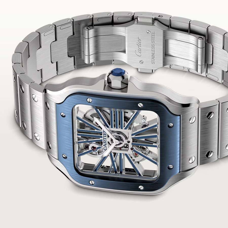 Cartier Watch For Men - Santos de Cartier Skeleton Watch (Large Model) - WHSA0026