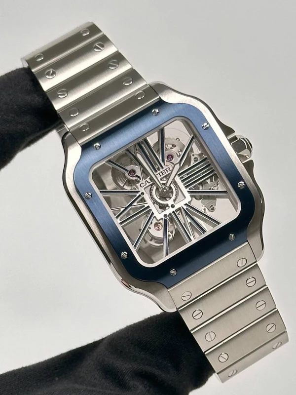 Cartier Watch For Men - Santos de Cartier Skeleton Watch (Large Model) - WHSA0026