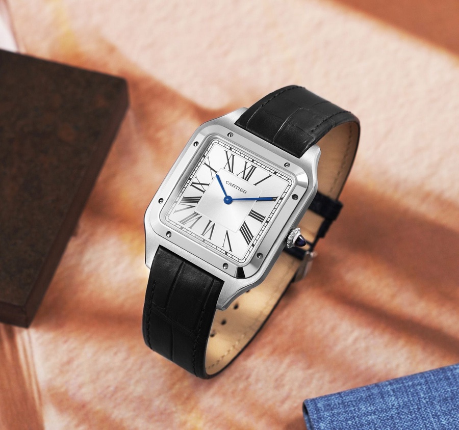 Cartier Watch For Men - Santos Dumont (Large Model) - WSSA0032