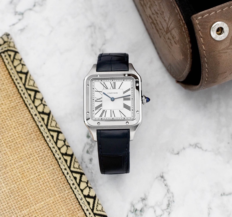 Cartier Watch For Men - Santos Dumont (Large Model) - WSSA0032