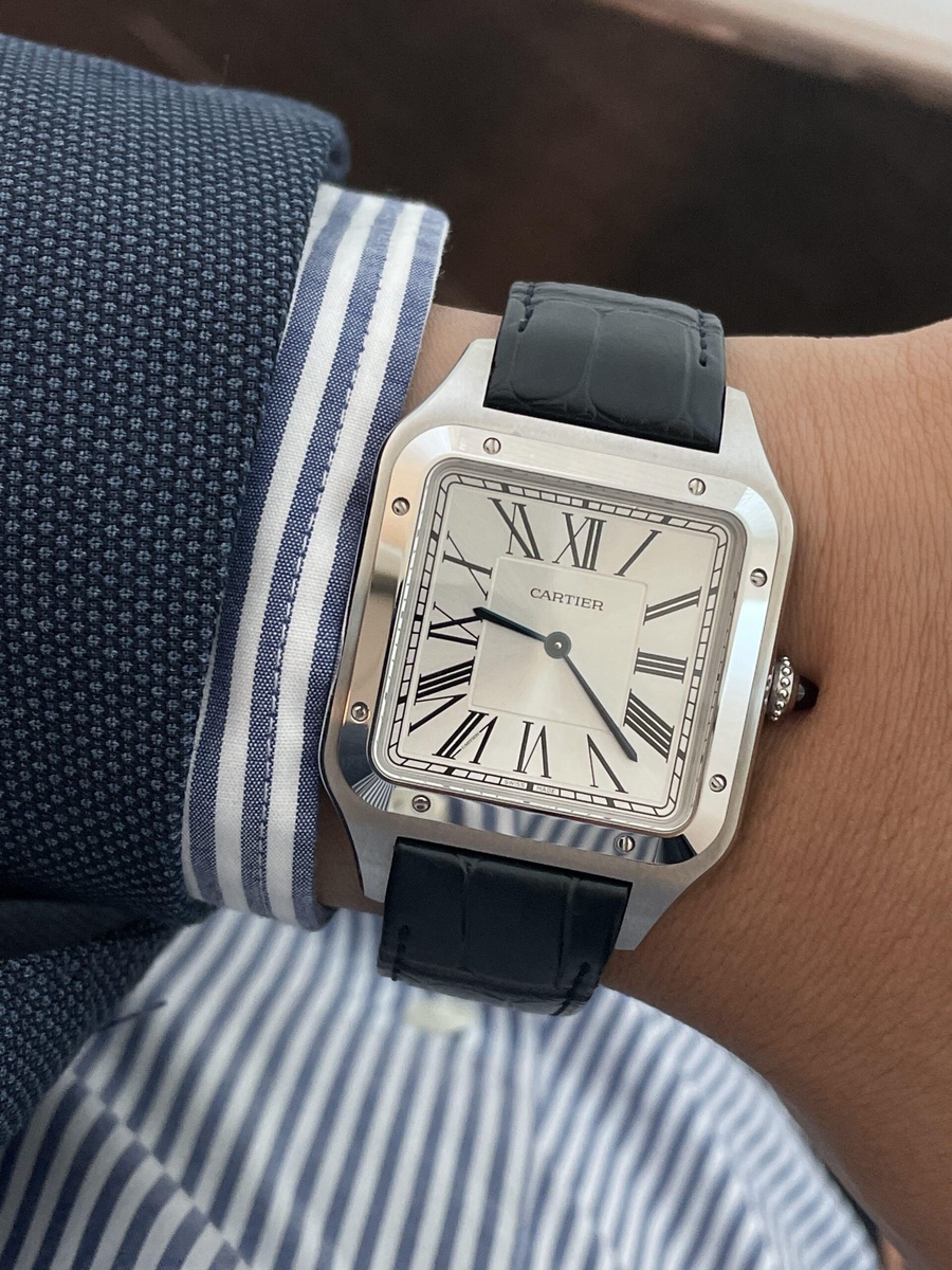 Cartier Watch For Men - Santos Dumont (Large Model) - WSSA0032
