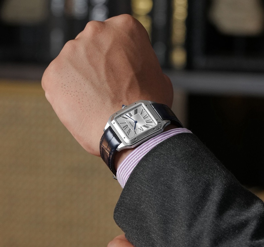 Cartier Watch For Men - Santos Dumont (Large Model) - WSSA0032