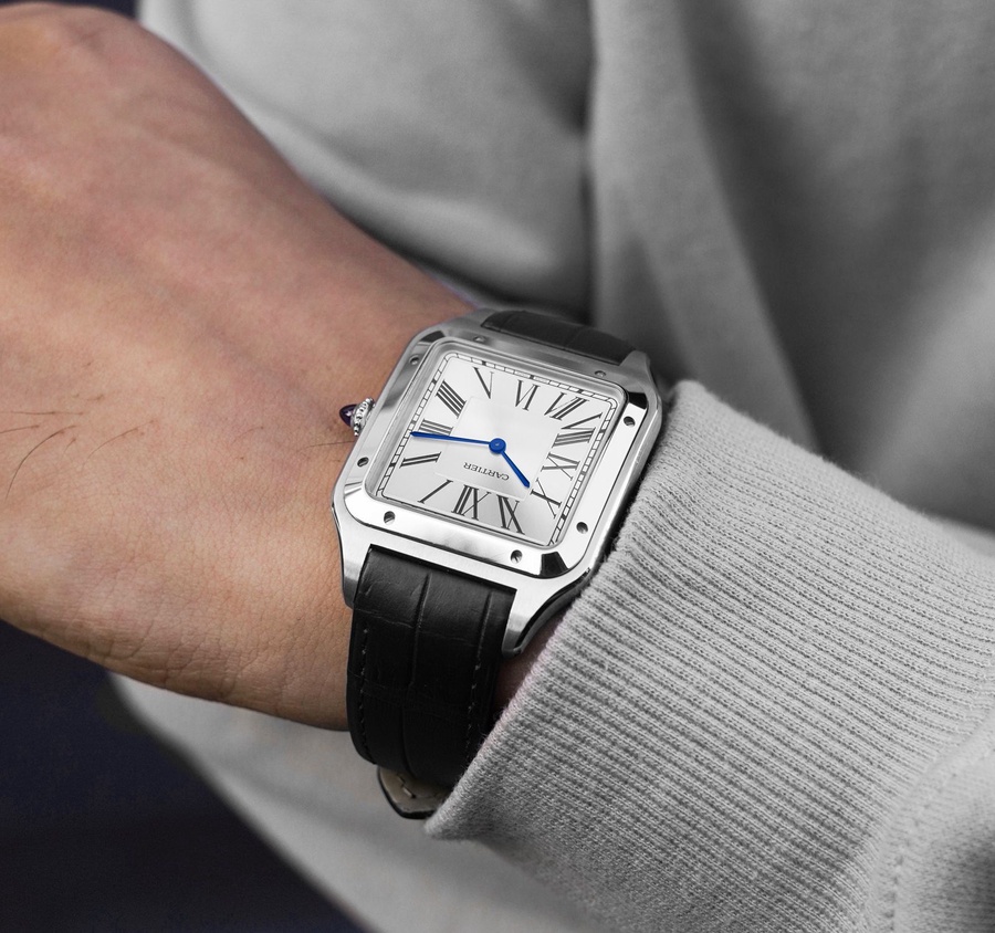 Cartier Watch For Men - Santos Dumont (Large Model) - WSSA0032