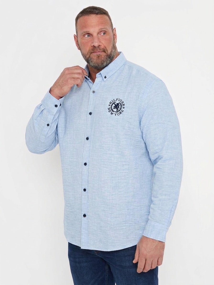 Tommy Crinkle Linen Shirt 
