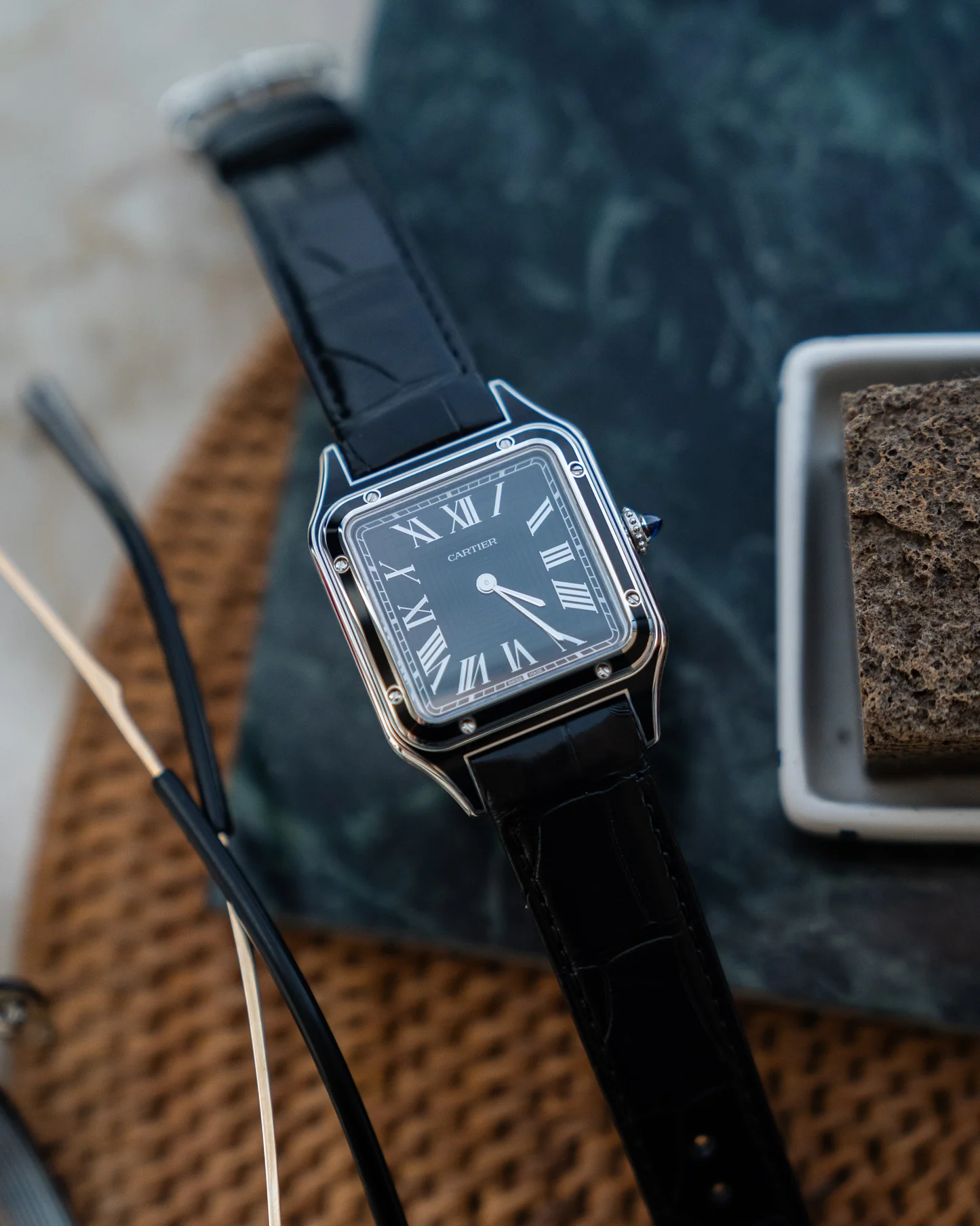 Cartier Watch For Men - Santos Dumont (Large Model) - WSSA0046
