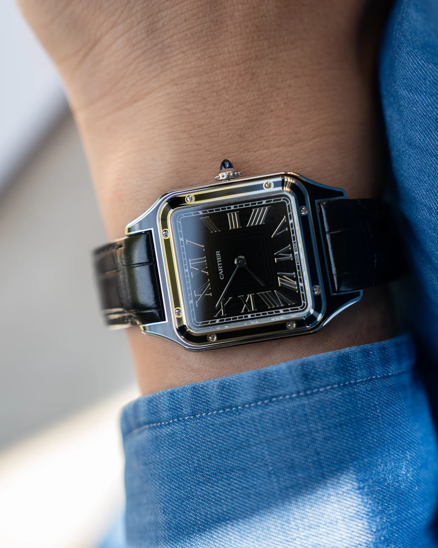 Cartier Watch For Men - Santos Dumont (Large Model) - WSSA0046