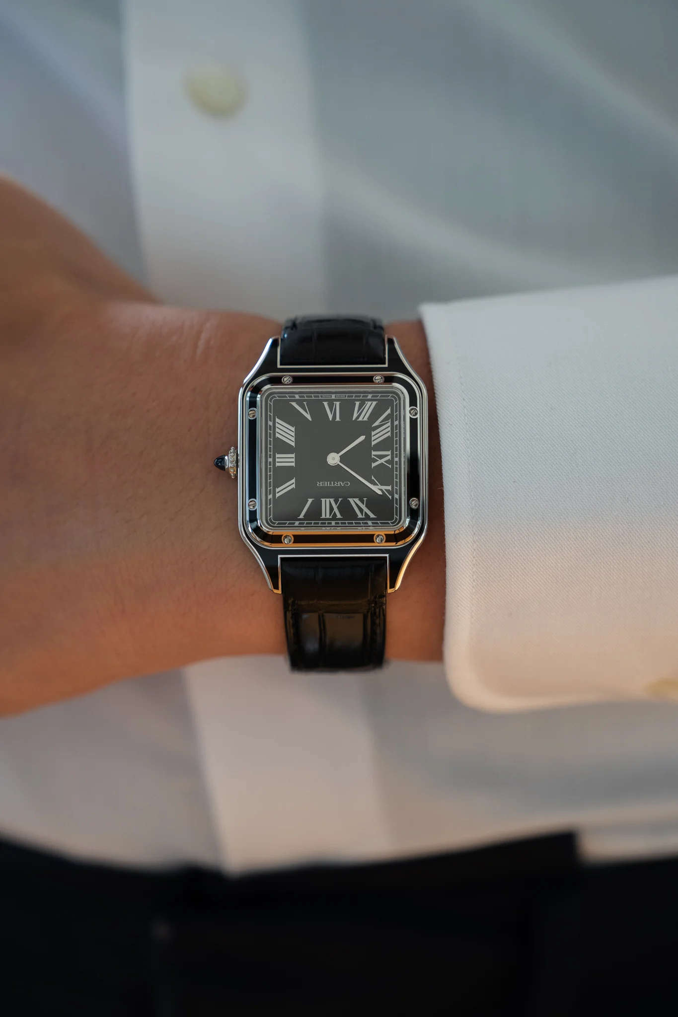Cartier Watch For Men - Santos Dumont (Large Model) - WSSA0046