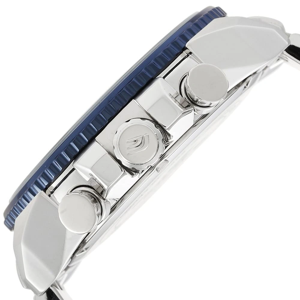 Casio Edifice Chronograph Watch for Men Blue Dial with Silver Stainless steel Strap EF-558D-2AV