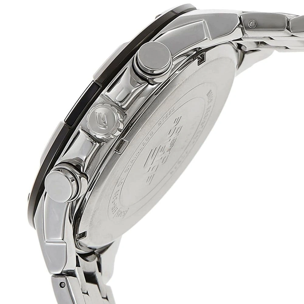 Casio Edifice Chronograph Watch for Men White Dial with Silver Stainless steel Strap EFR-539D-7AV (930)