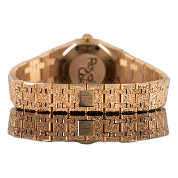 Audemars Piguet Watch For Women - Royal Oak Mini Frosted Gold Quartz - Ref. 67630OR.GG.1312OR.01