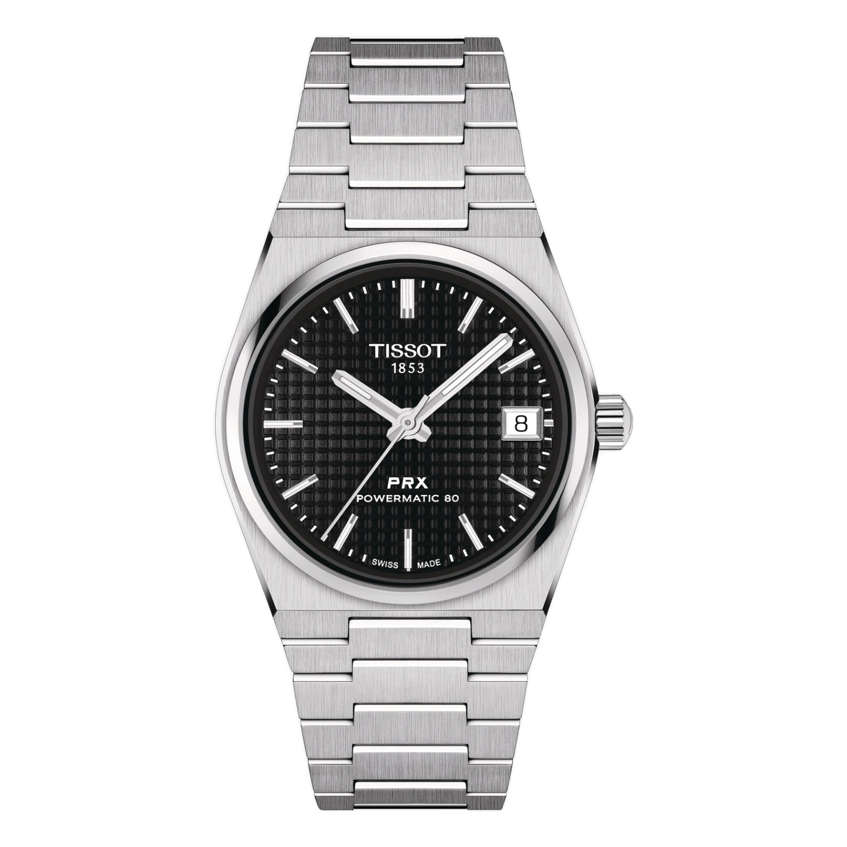 Tissot Watch For Women - T-Classic PRX Powermatic 80 35mm - Ref. T137.207.11.051.00