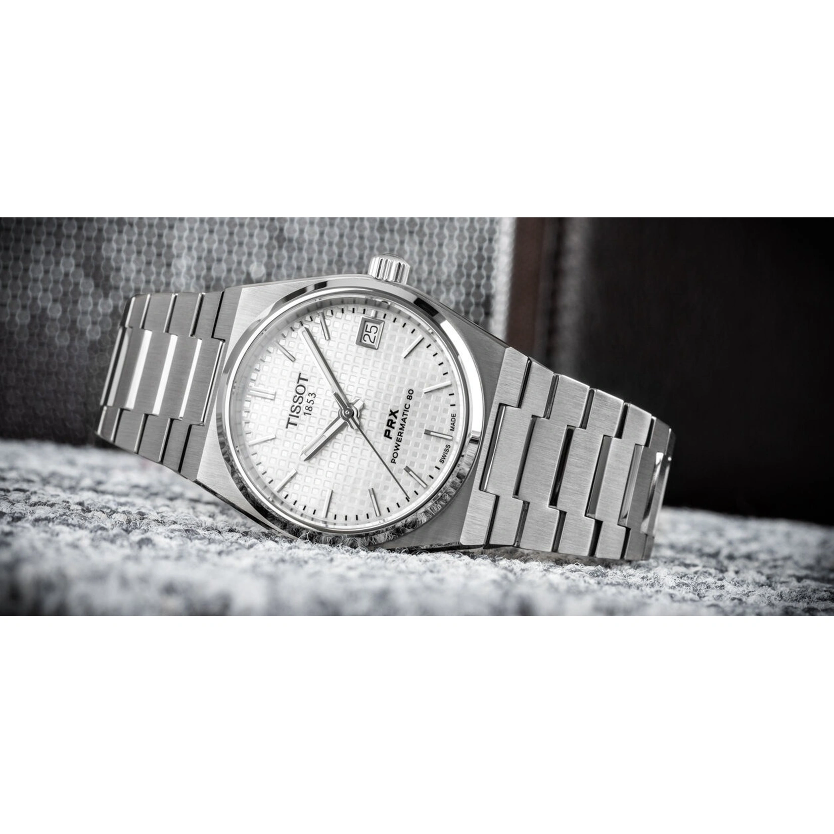 Tissot Watch For Women - T-Classic PRX Powermatic 80 35mm - Ref. T137.207.11.111.00
