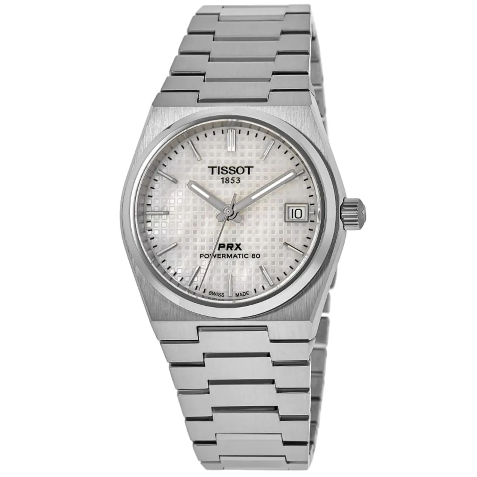 Tissot Watch For Women - T-Classic PRX Powermatic 80 35mm - Ref. T137.207.11.111.00