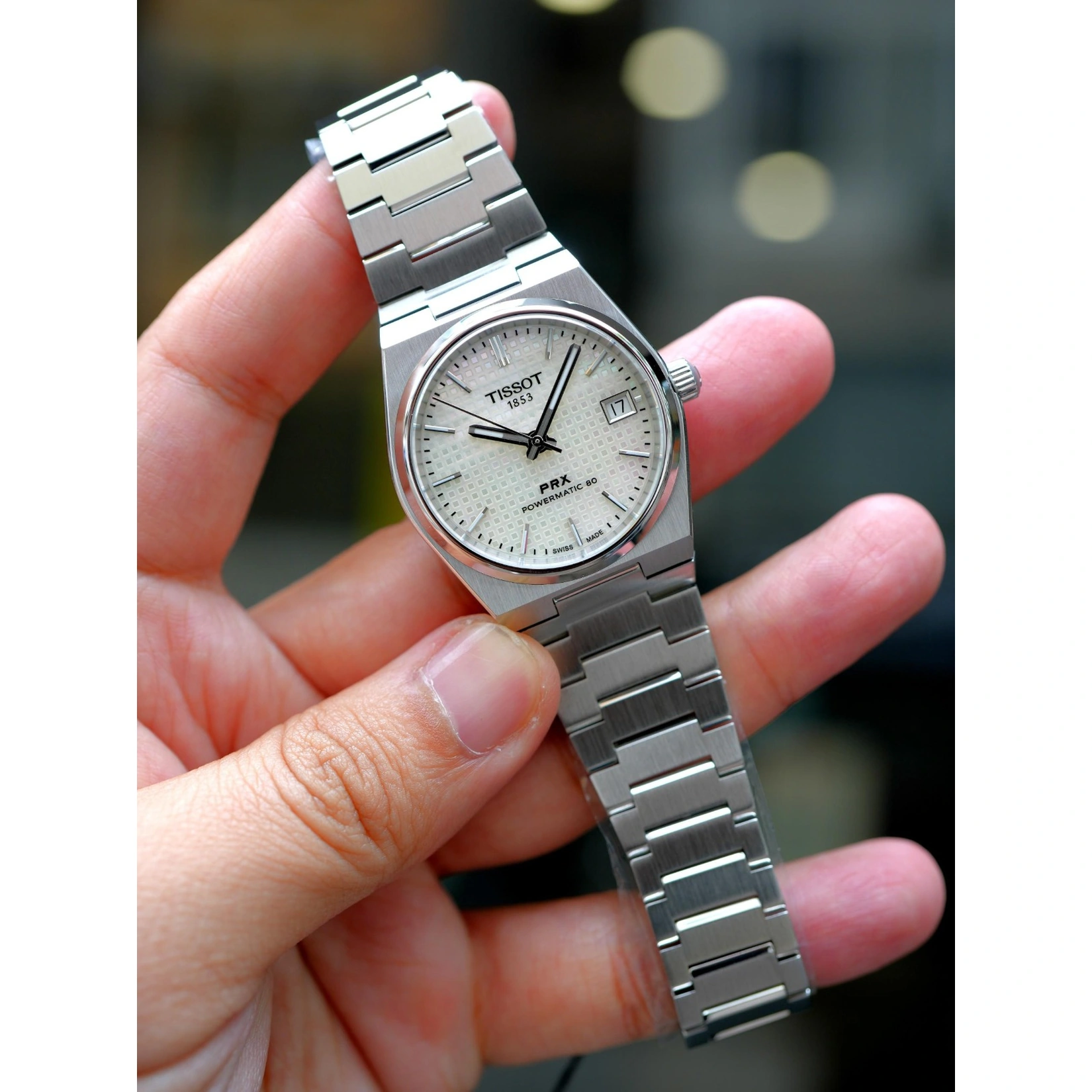 Tissot Watch For Women - T-Classic PRX Powermatic 80 35mm - Ref. T137.207.11.111.00