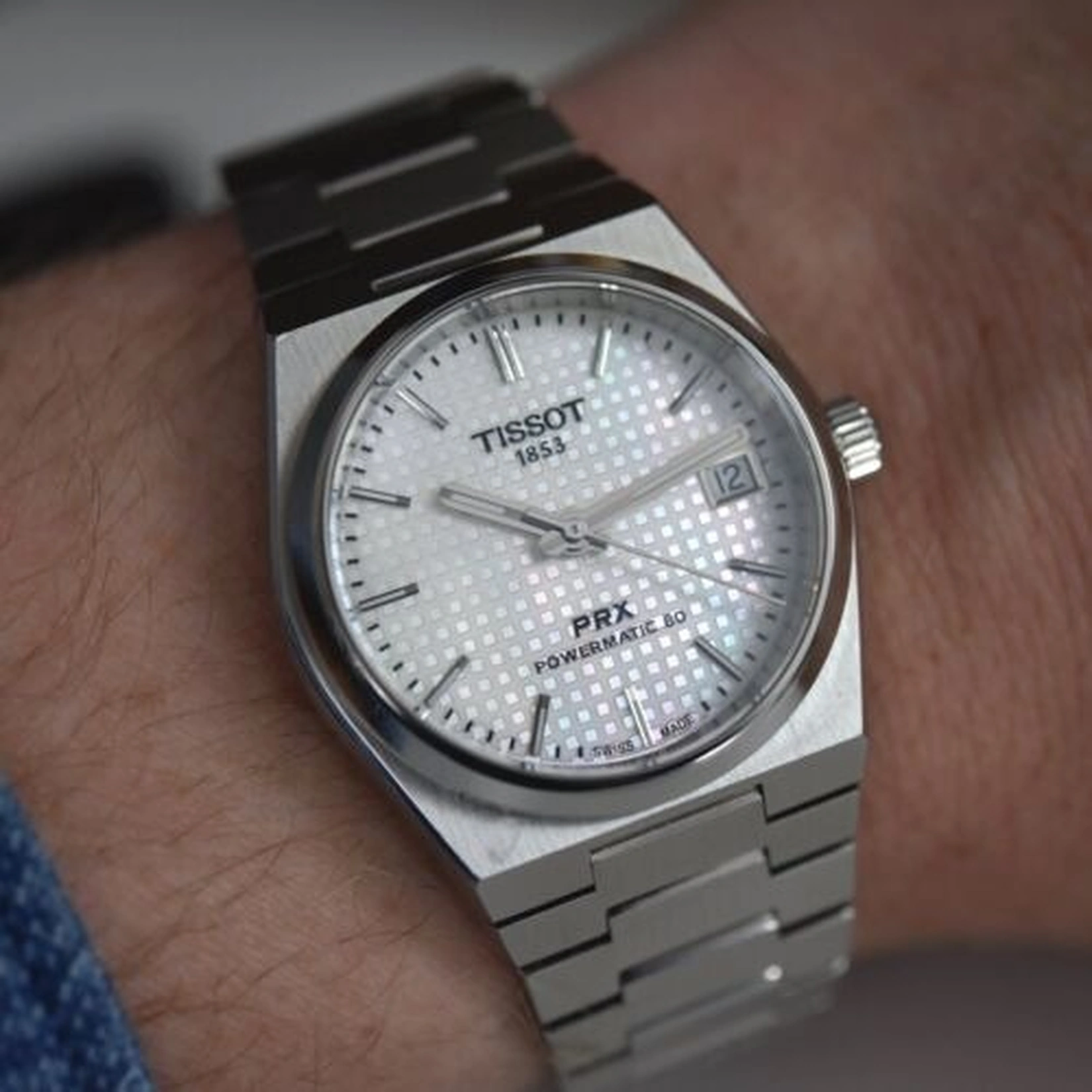 Tissot Watch For Women - T-Classic PRX Powermatic 80 35mm - Ref. T137.207.11.111.00