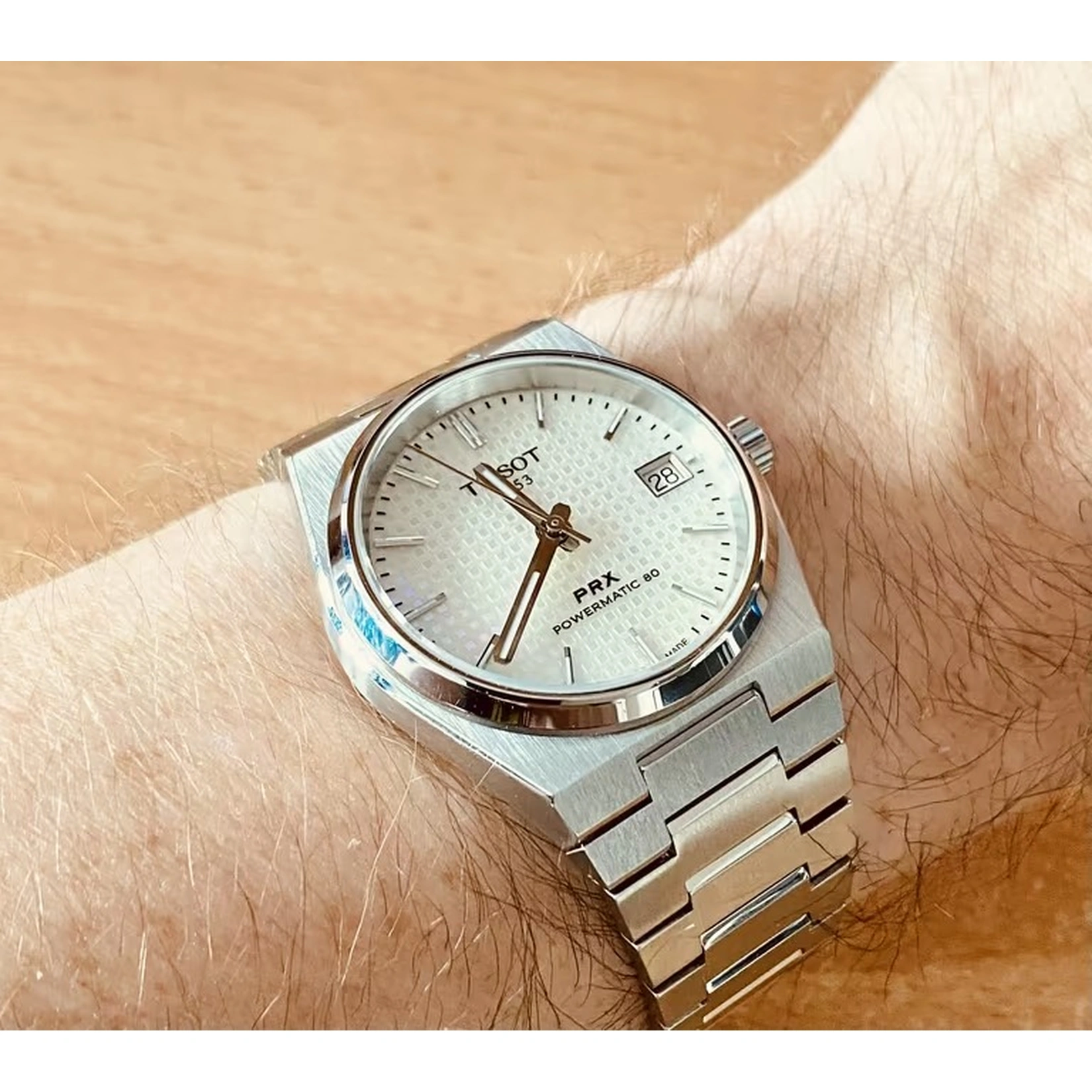 Tissot Watch For Women - T-Classic PRX Powermatic 80 35mm - Ref. T137.207.11.111.00