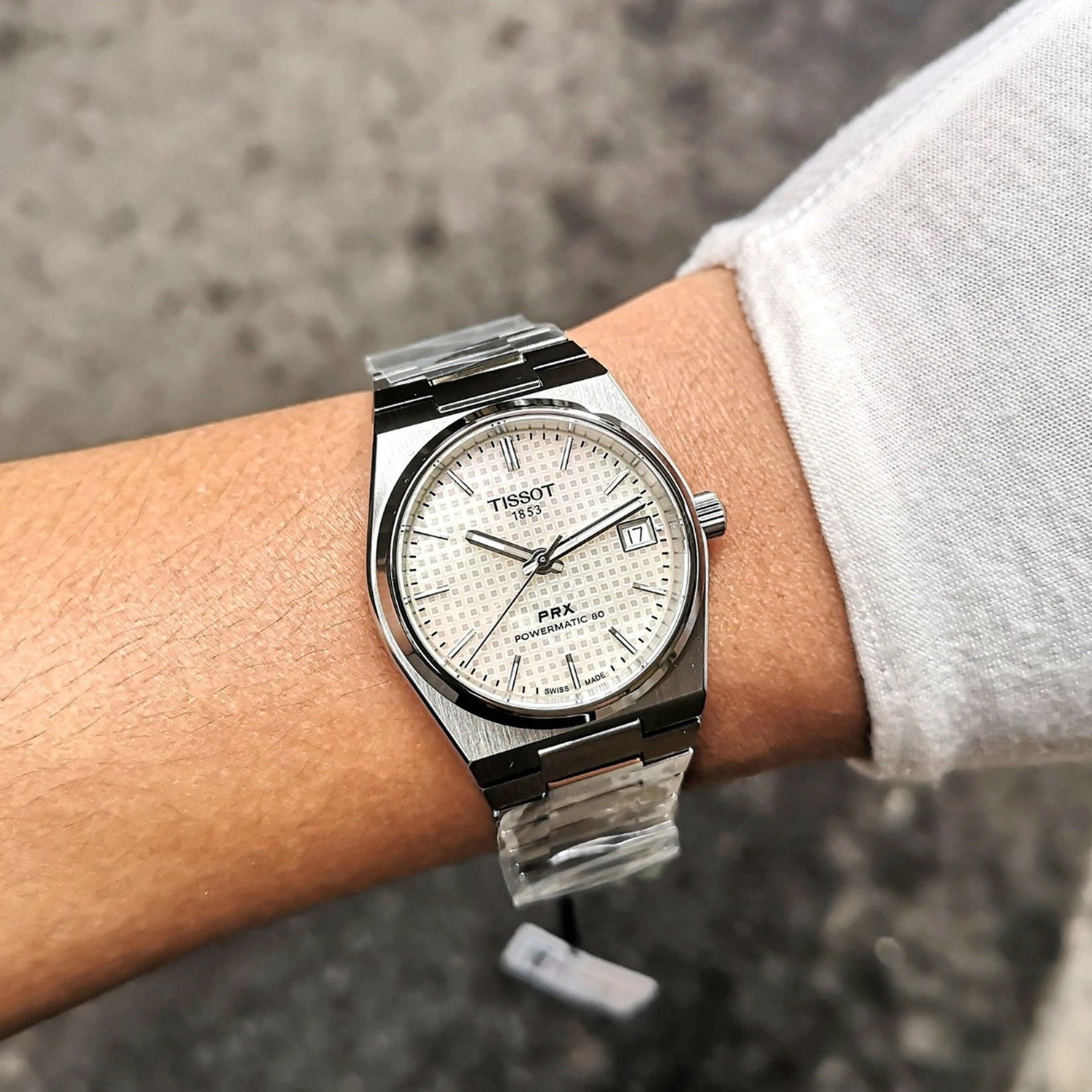 Tissot Watch For Women - T-Classic PRX Powermatic 80 35mm - Ref. T137.207.11.111.00