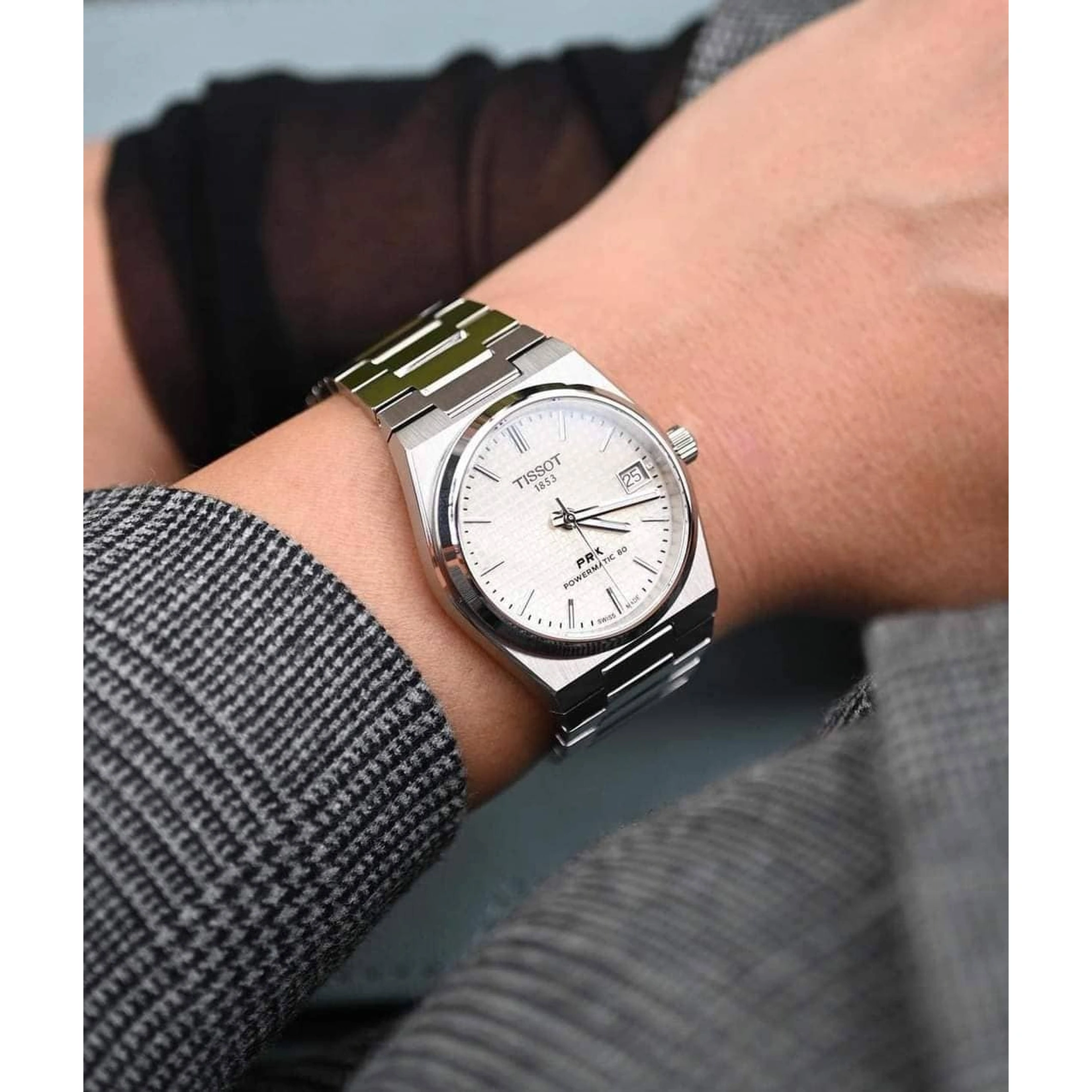 Tissot Watch For Women - T-Classic PRX Powermatic 80 35mm - Ref. T137.207.11.111.00