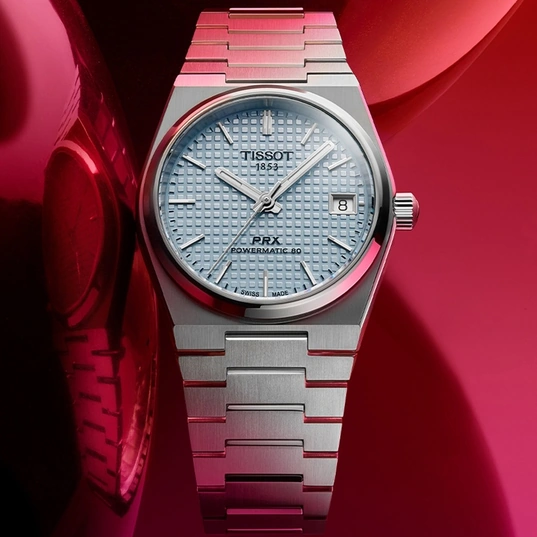 Tissot Watch For Women - T-Classic PRX Powermatic 80 35mm - Ref. T137.207.11.351.00