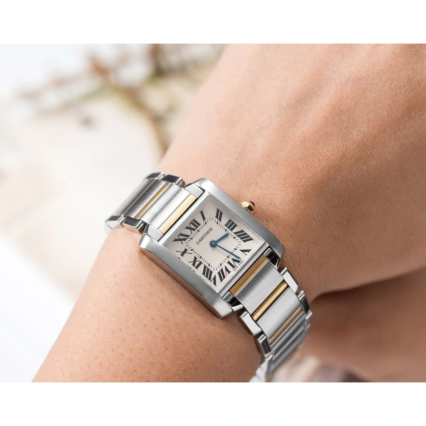 Cartier Watch For Women - Tank Francaise - Ref. W2TA0003