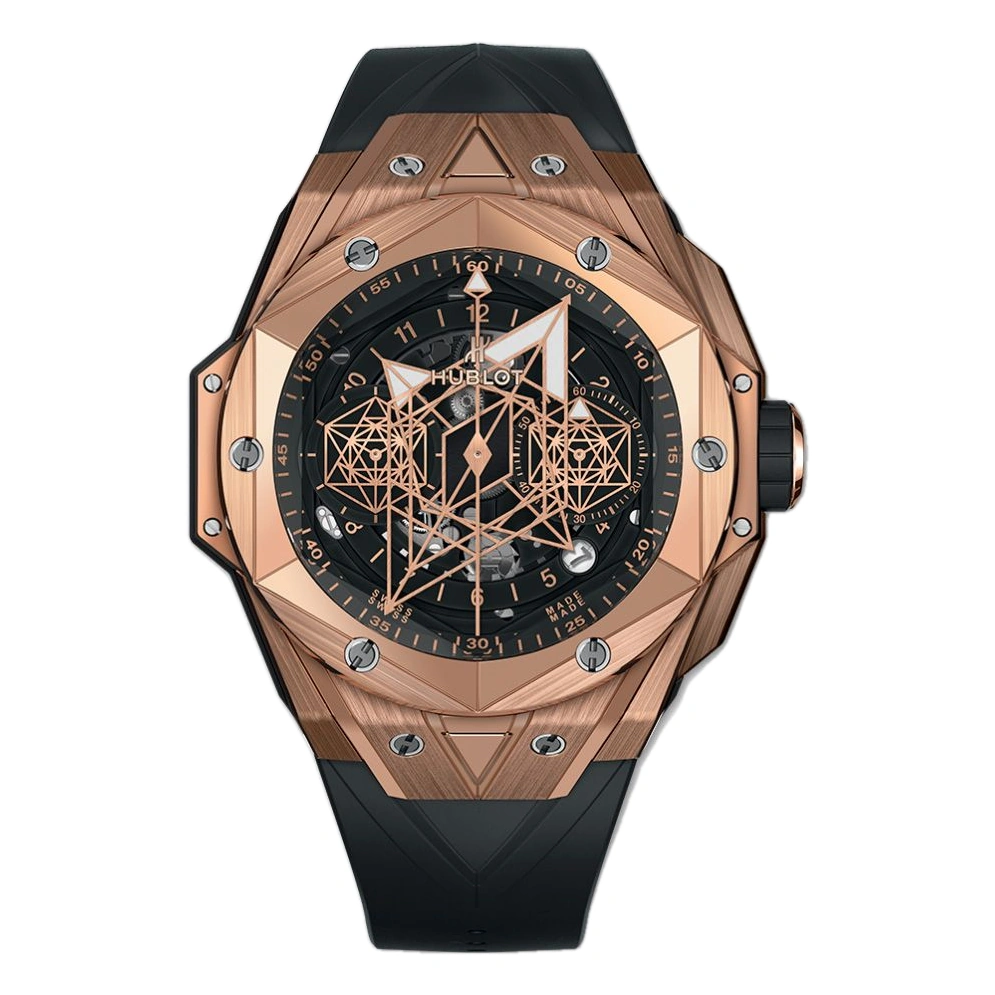 Hublot Watch For Men - Big Bang Sang Bleu II King Gold, 45 mm