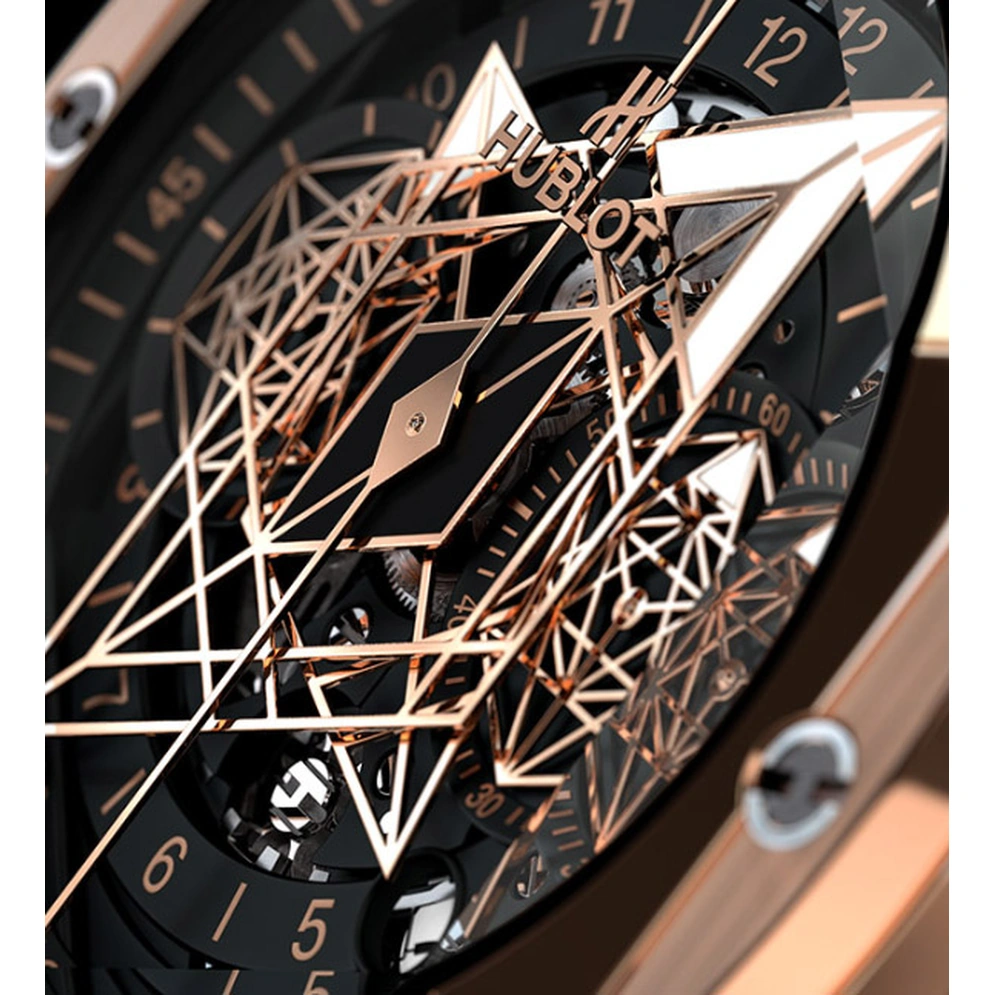 Hublot Watch For Men - Big Bang Sang Bleu II King Gold, 45 mm