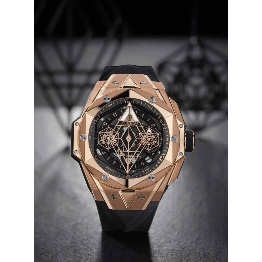 Hublot Watch For Men - Big Bang Sang Bleu II King Gold, 45 mm