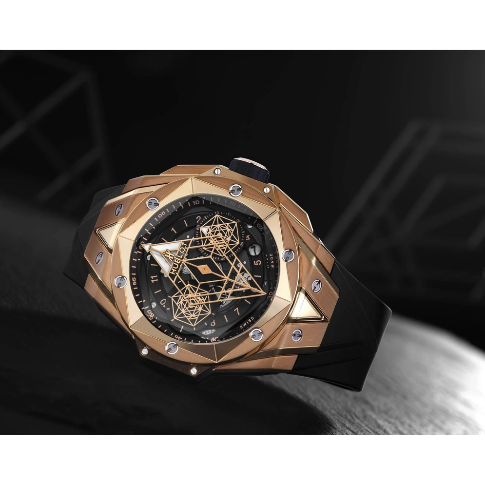 Hublot Watch For Men - Big Bang Sang Bleu II King Gold, 45 mm