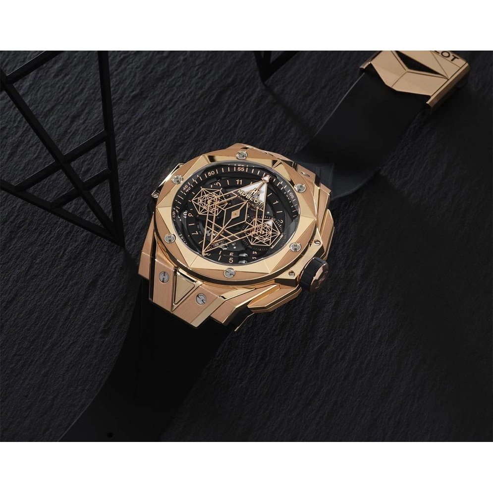 Hublot Watch For Men - Big Bang Sang Bleu II King Gold, 45 mm