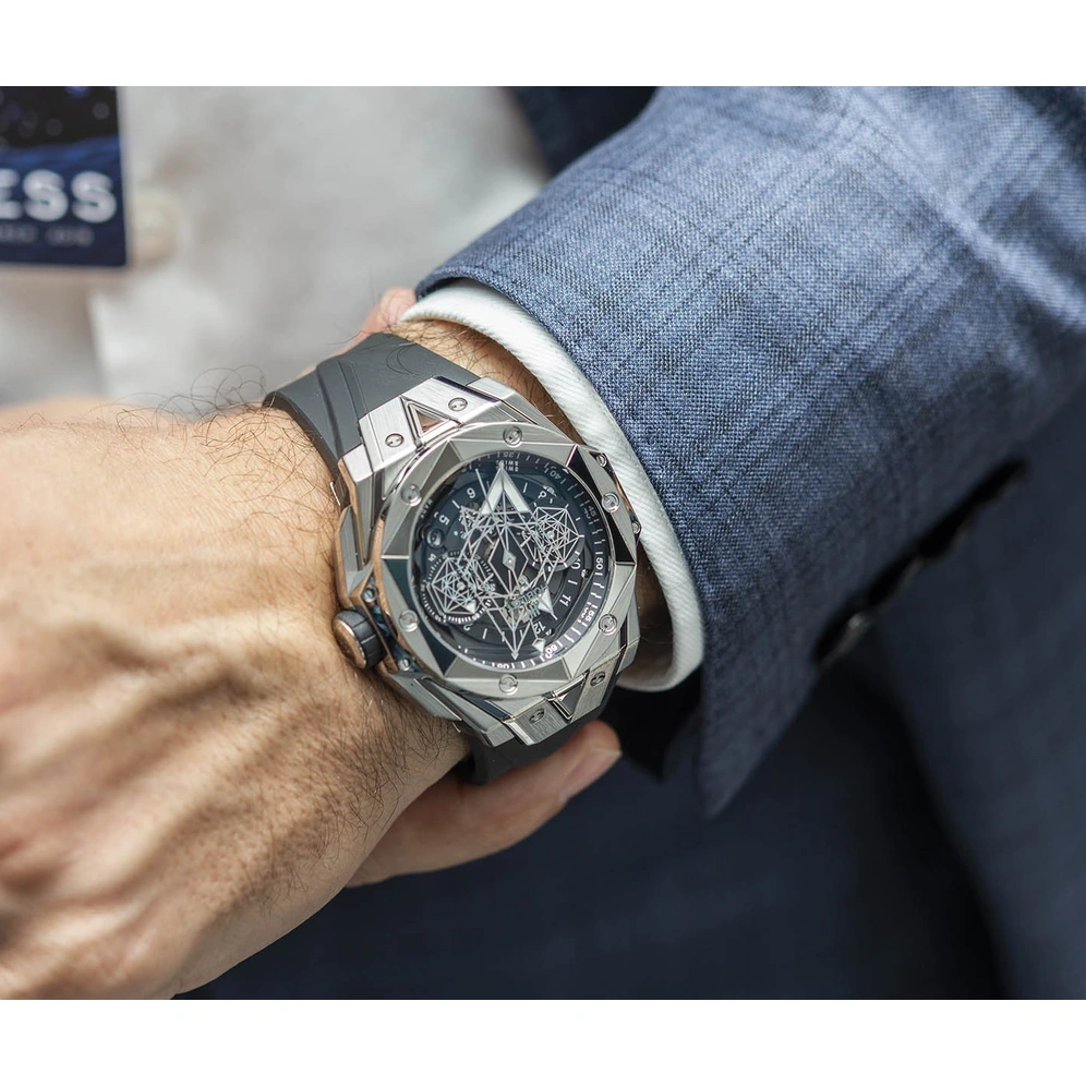 Hublot Watch For Men - Big Bang Sang Bleu II Titanium, 45 mm