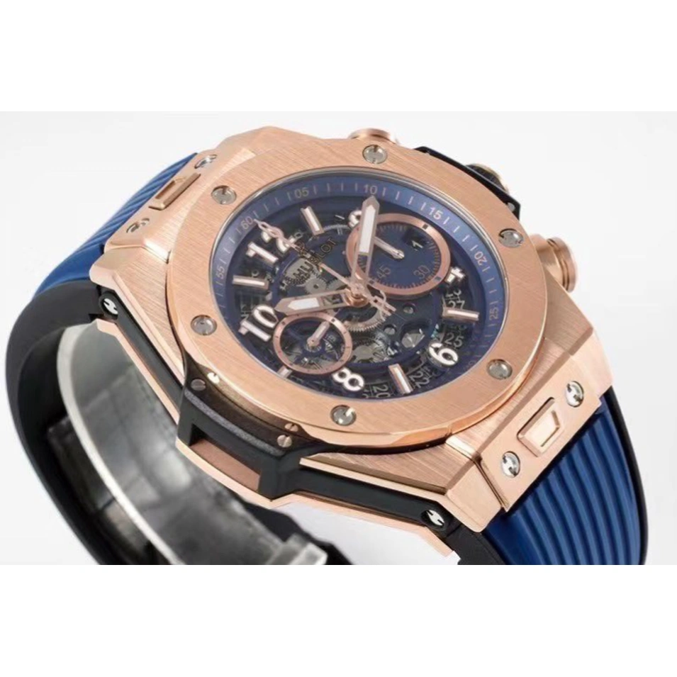Hublot Watch For Men - Big Bang Unico King Gold Blue Ceramic, 44 mm