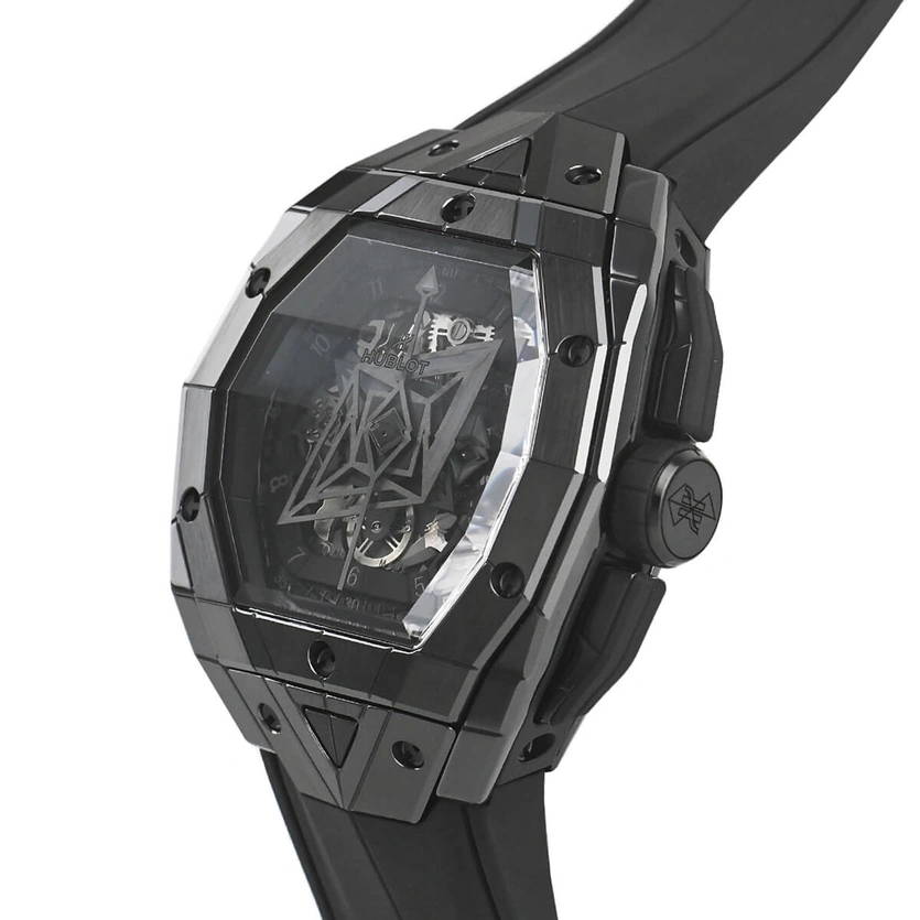 Hublot Watch For Men - Big Bang Unico Sang Bleu III, Black Ceramic