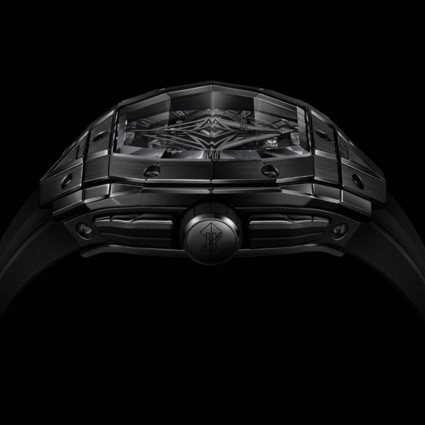 Hublot Watch For Men - Big Bang Unico Sang Bleu III, Black Ceramic