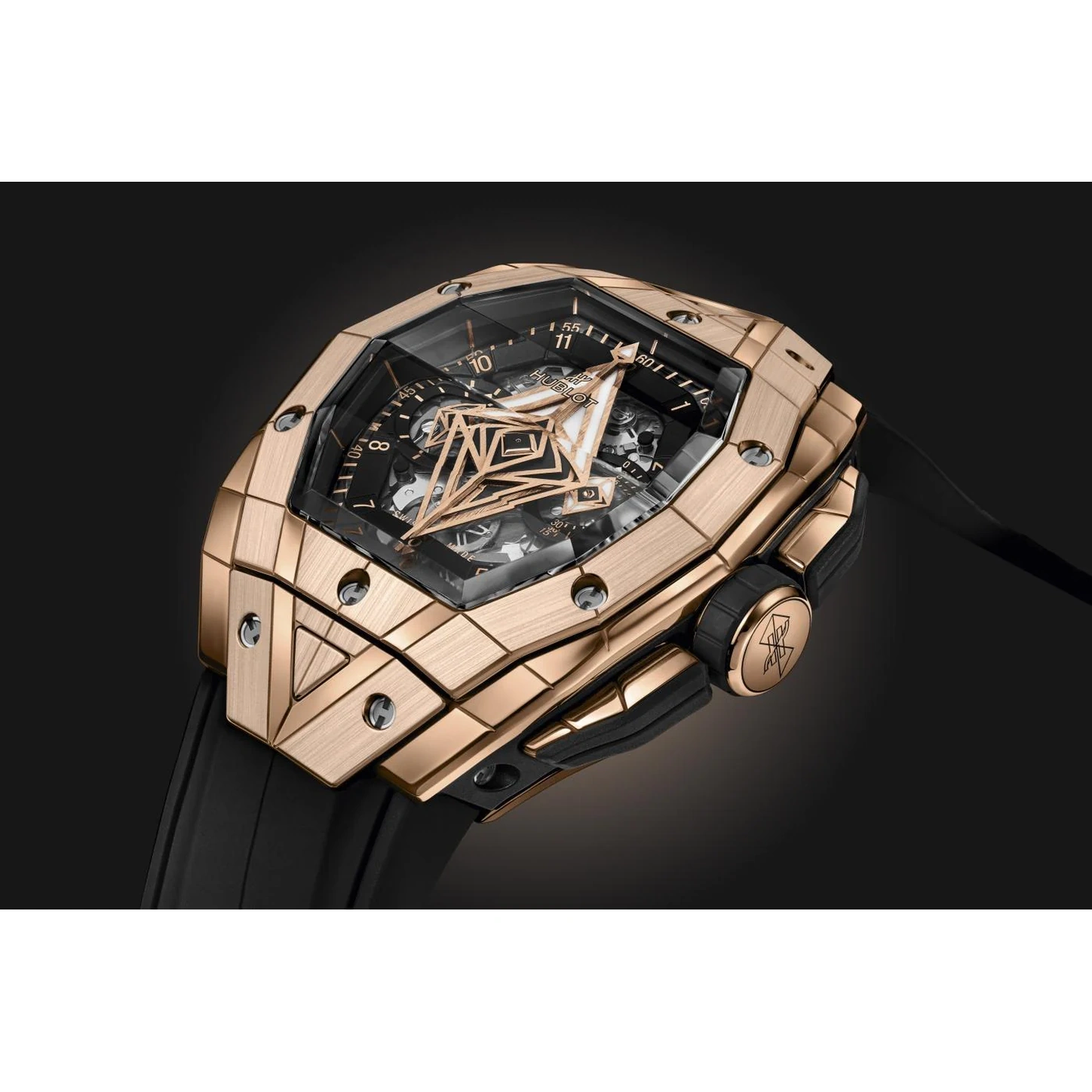 Hublot Watch For Men - Big Bang Unico Sang Bleu III, King Gold