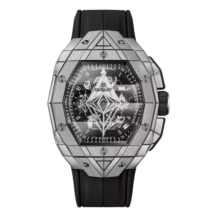 Hublot Watch For Men - Big Bang Unico Sang Bleu III, Titanium
