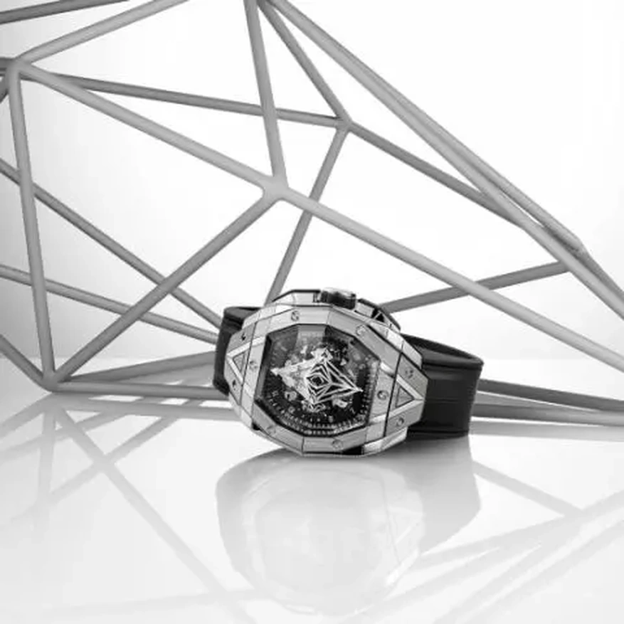 Hublot Watch For Men - Big Bang Unico Sang Bleu III, Titanium