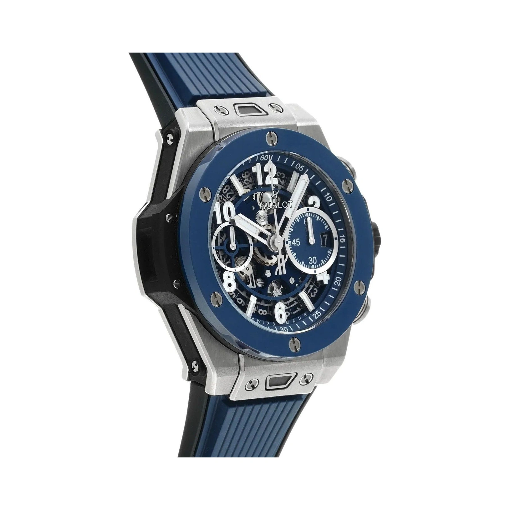 Hublot Watch For Men - Big Bang Unico Titanium, 45 mm, Ceramic Bezel