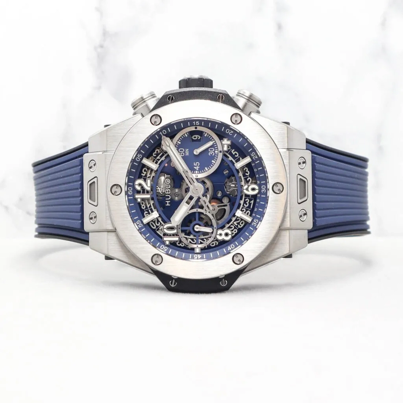 Hublot Watch For Men - Big Bang Unico Titanium, 45 mm, Ceramic Bezel