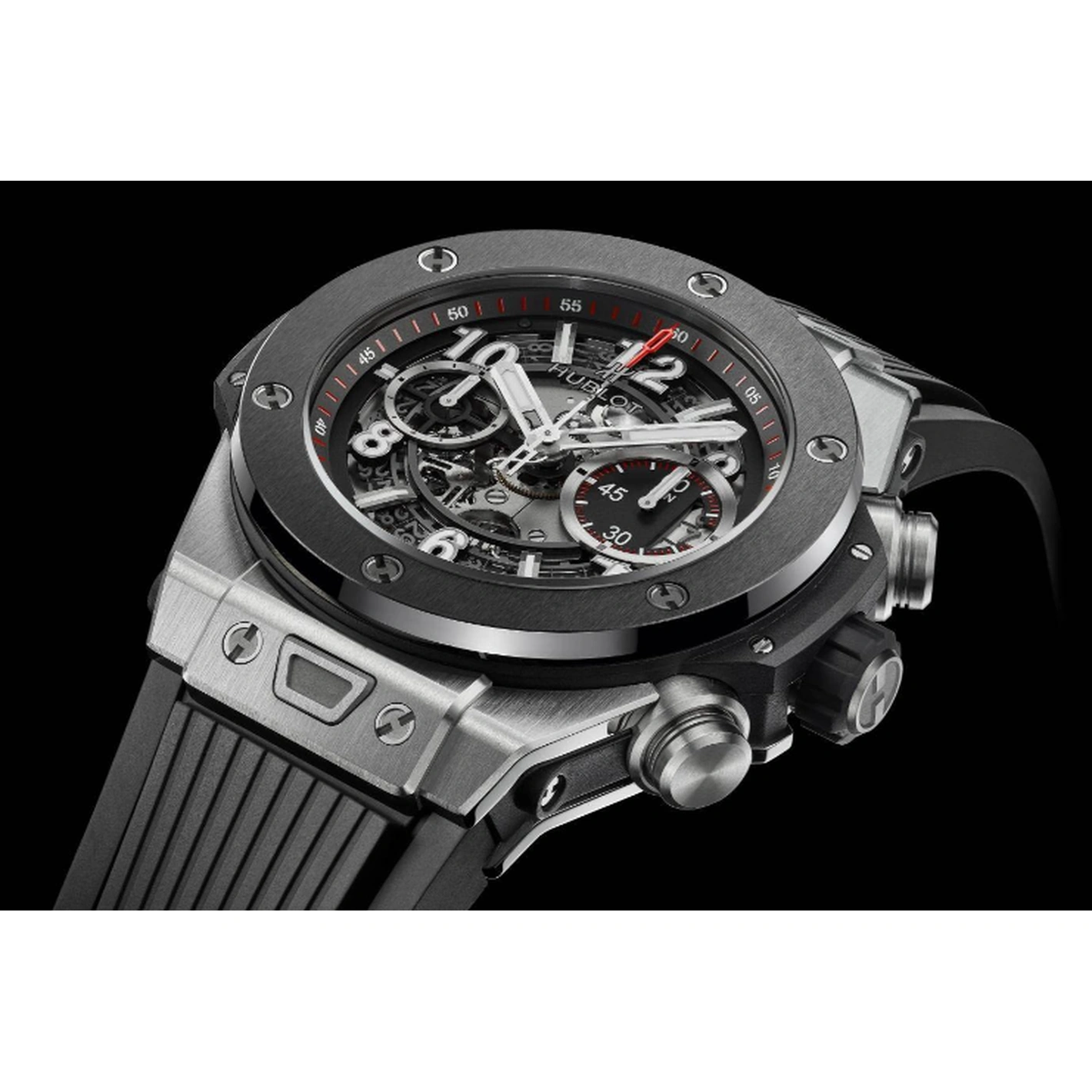 Hublot Watch For Men - Big Bang Unico Titanium-King Gold, 45 mm