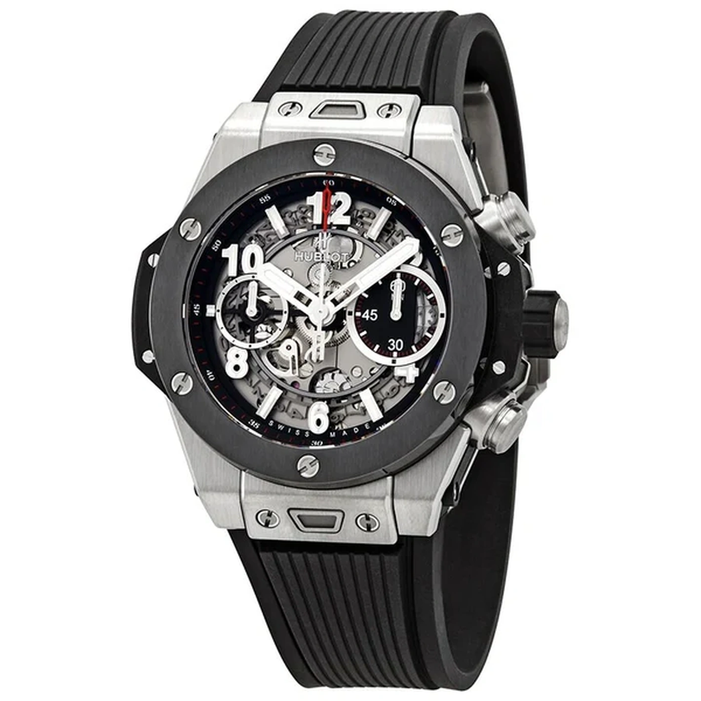 Hublot Watch For Men - Big Bang Unico Titanium-King Gold, 45 mm