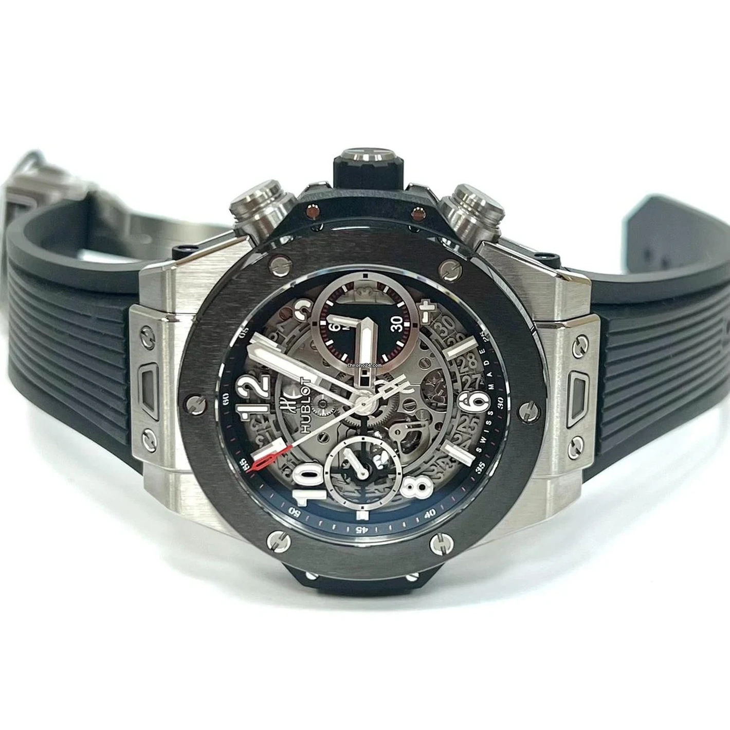 Hublot Watch For Men - Big Bang Unico Titanium-King Gold, 45 mm