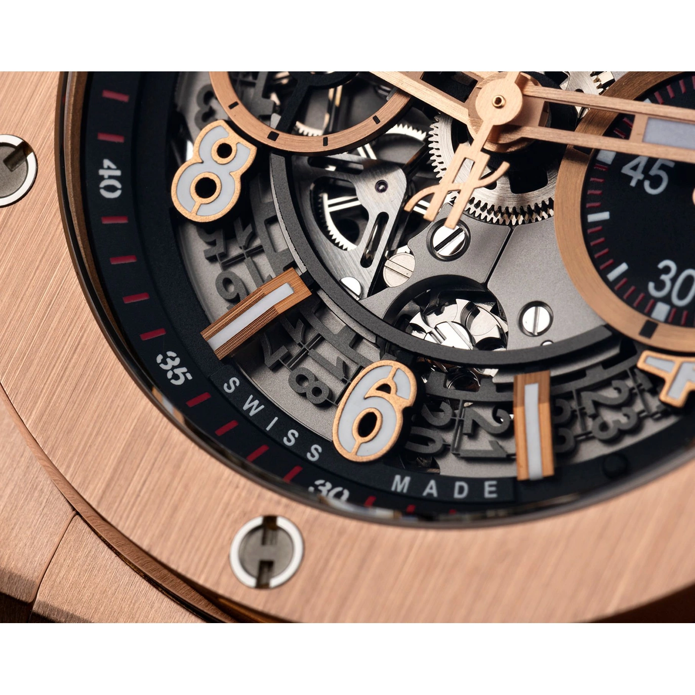 Hublot Watch For Men - Big Bang Unico, King Gold Rubber, 45 mm