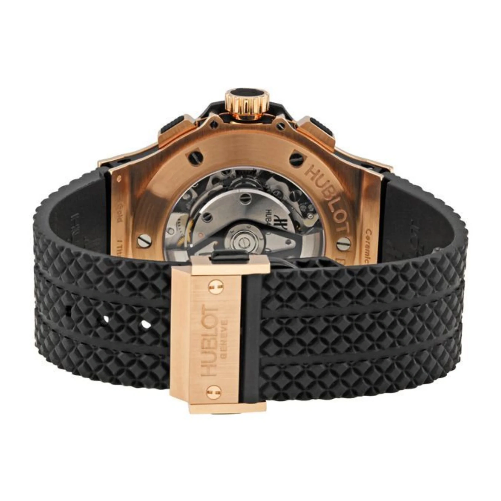 Hublot Watch For Men - Big Bang, King Gold-Steel, Black Dial