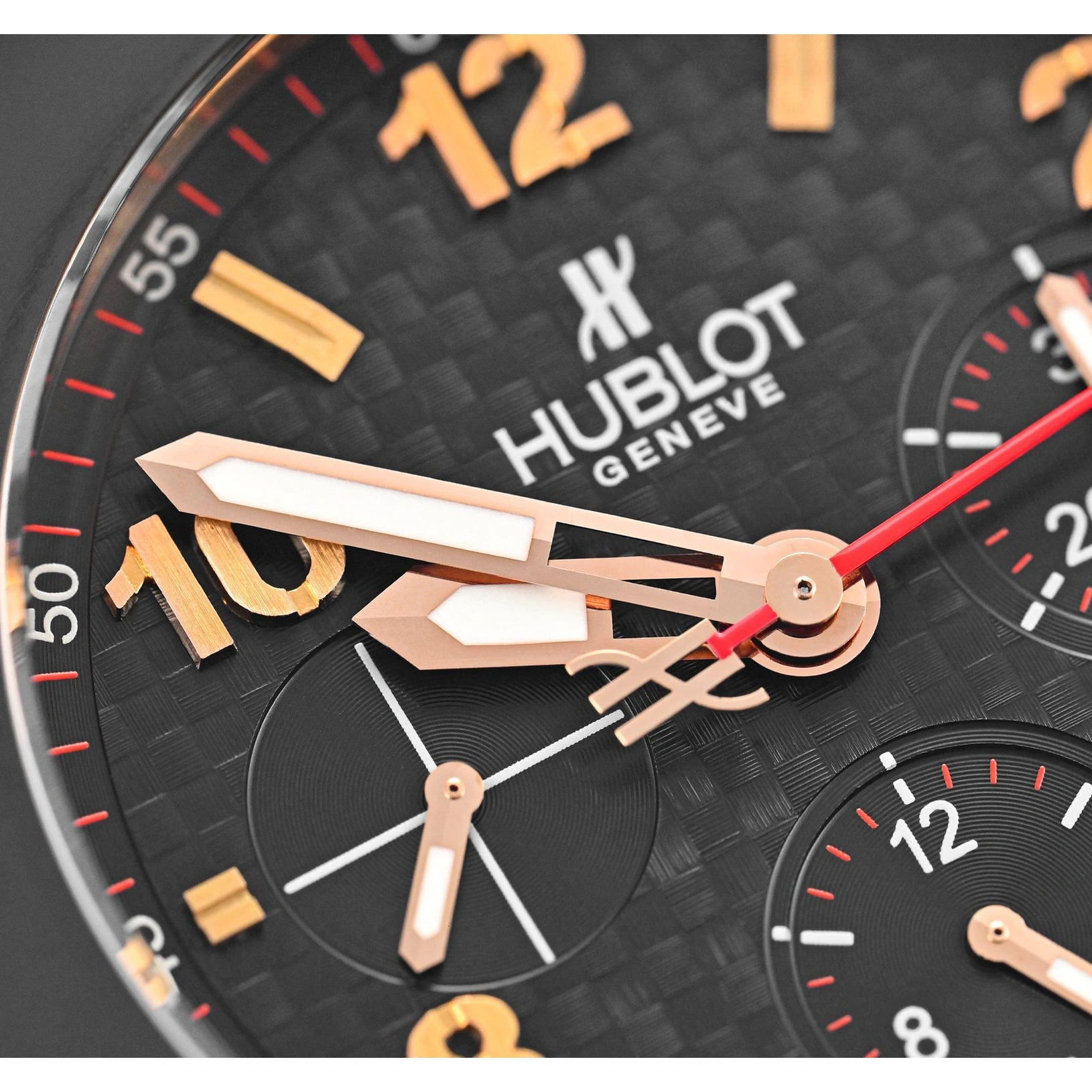 Hublot Watch For Men - Big Bang, King Gold-Steel, Black Dial