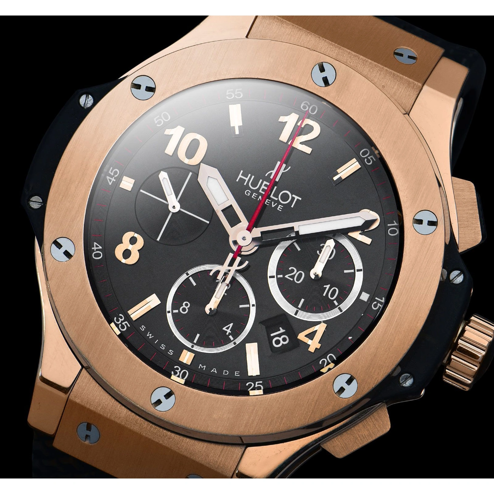 Hublot Watch For Men - Big Bang, Platinum, Black Dial