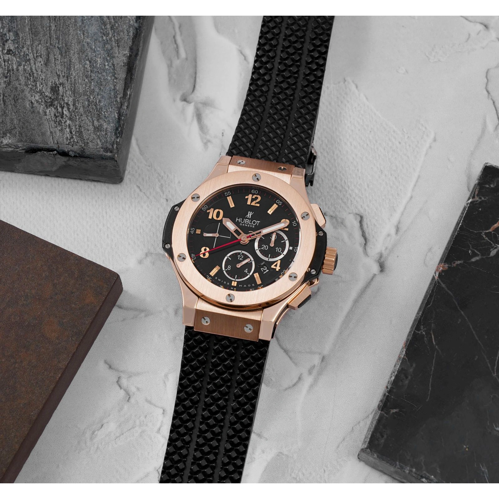 Hublot Watch For Men - Big Bang, Platinum, Black Dial