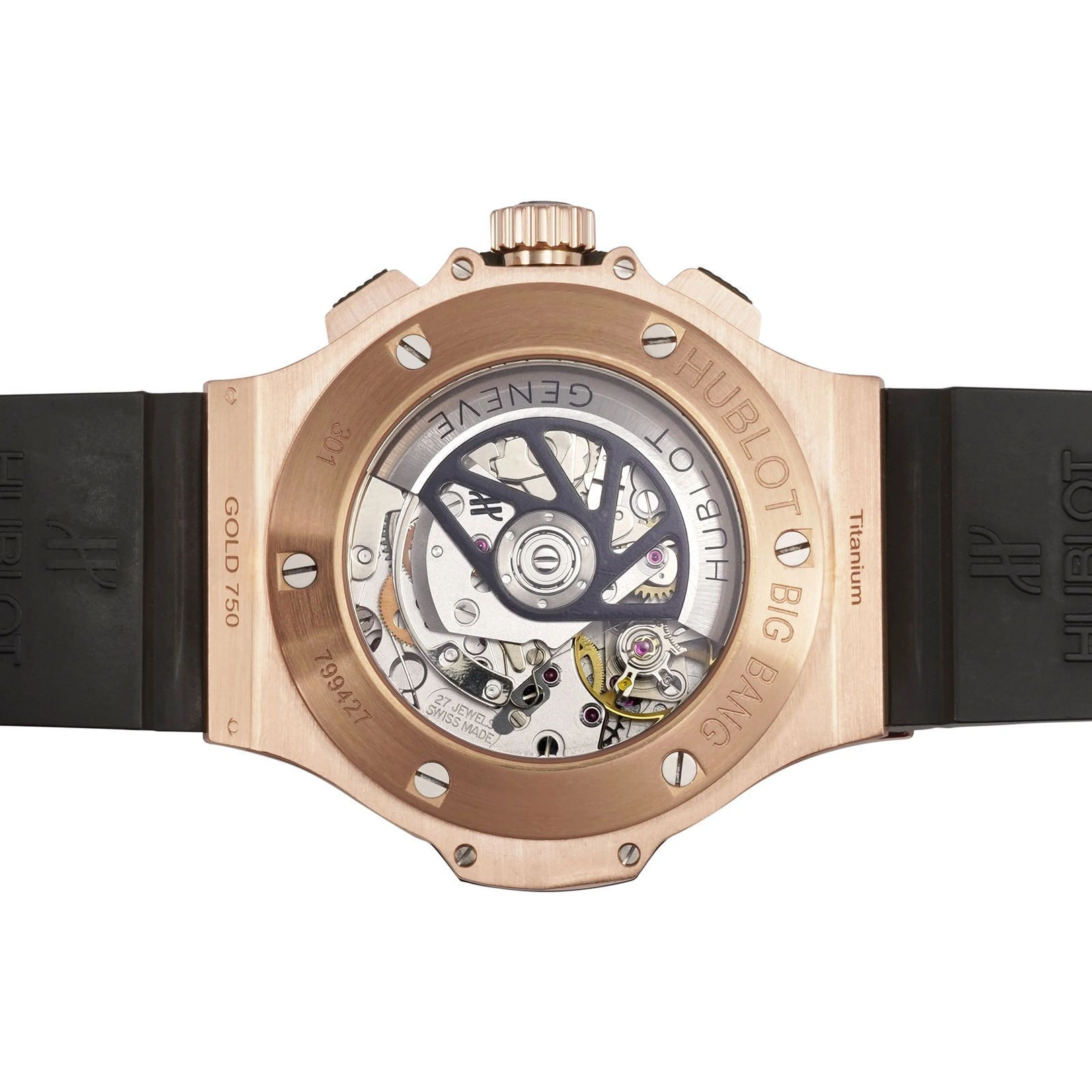 Hublot Watch For Men - Big Bang, Platinum, Black Dial