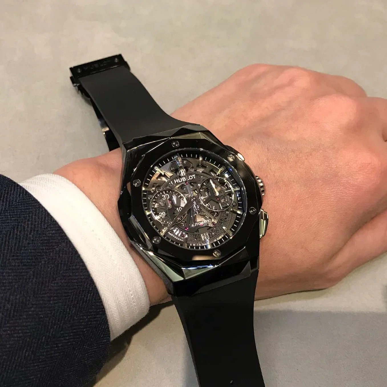 Hublot Watch For Men - Classic Fusion 45 Aerofusion Chronograph Orlinski Black Magic